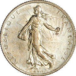 2 francs Semeuse, IIIe République, 1918