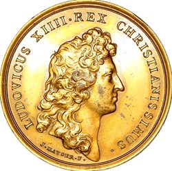 Médaille du mariage de Louis XIV et Marie-Thérèse d'Autriche (1660), après 1880