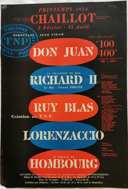 Programme du TNP (printemps 1954)