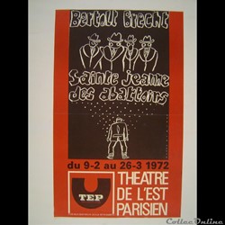 Théâtre de l'Est Parisien, Sainte Jeanne des abattoirs (1972)