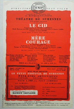 TNP, Le Cid et Mère Courage (1951)