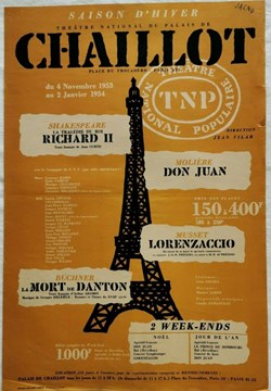 Programme du TNP (hiver 1953-1954)