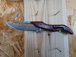 * Couteau damas VG10 haute dureté chasse tactique couteau pliant mécanique lame fixe