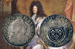 Demi-écu d'argent de Besançon 1694