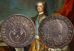 1718 Dixième d'écu dit "Vertugadin"