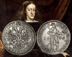 Daldre 1666 Besançon. Règne de Charles II. Variété.
