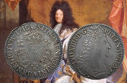 Ecu d'argent 1710 Besançon