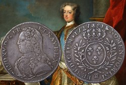 Demi écu 1727 Besançon