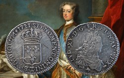 Sixième d'écu d'argent 1721 Besançon