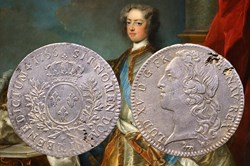Demi-écu d'argent 1756 Besançon