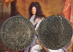 Demi-écu 1709 aux trois couronnes