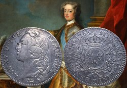 Demi-ecu 1755 Besançon.