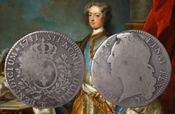 Demi écu d'argent 1741 Besançon