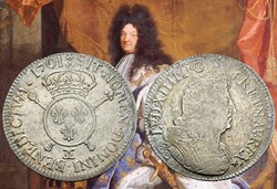 Écu aux insignes 1701 Besançon