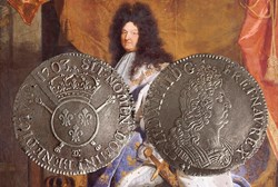 Ecu aux insignes 1703 Louis XIV