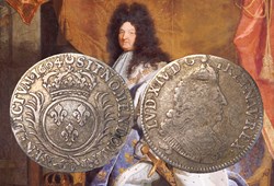 Quart d'écu d'argent Besançon 1694