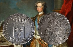 Ecu d'argent 1723 Besançon