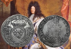 Ecu d'argent variété LUD 1694