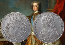 Demi écu 1728 Besançon