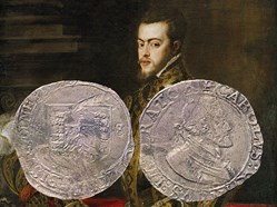 Franc 1596 Besançon.  Règne de Philippe II