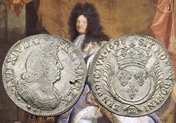 Ecu d'argent de Besançon 1698