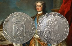 Tiers d'écu d'argent 1721 Besançon