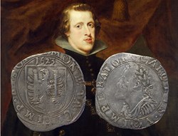 Teston de 8 gros 1623 Besançon. Règne de Philippe IV