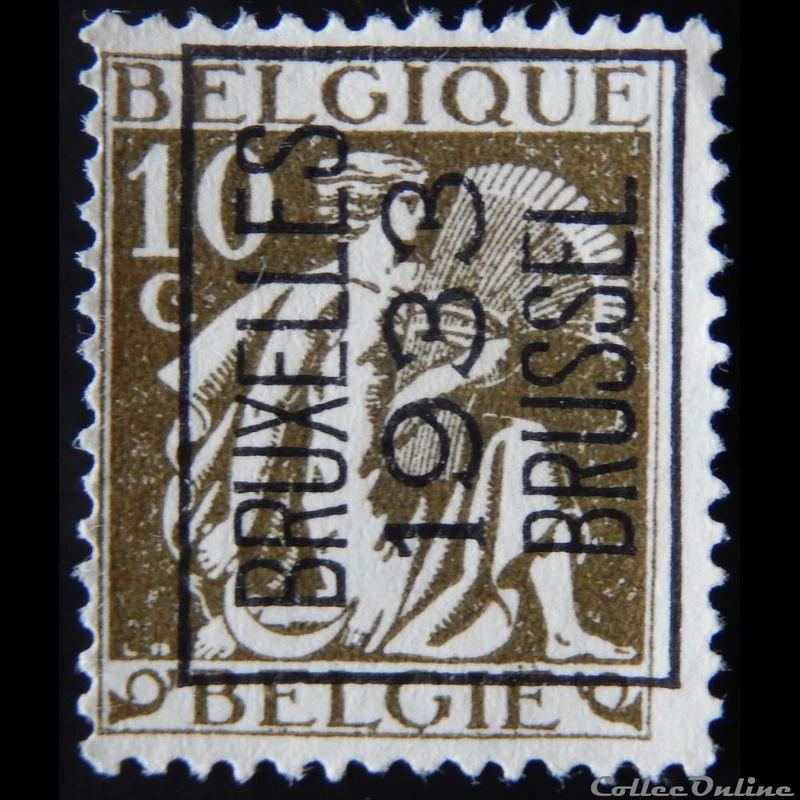 Belgique 00337 glaneuse C r s 10c de 1933 Stamps Europe Belgium