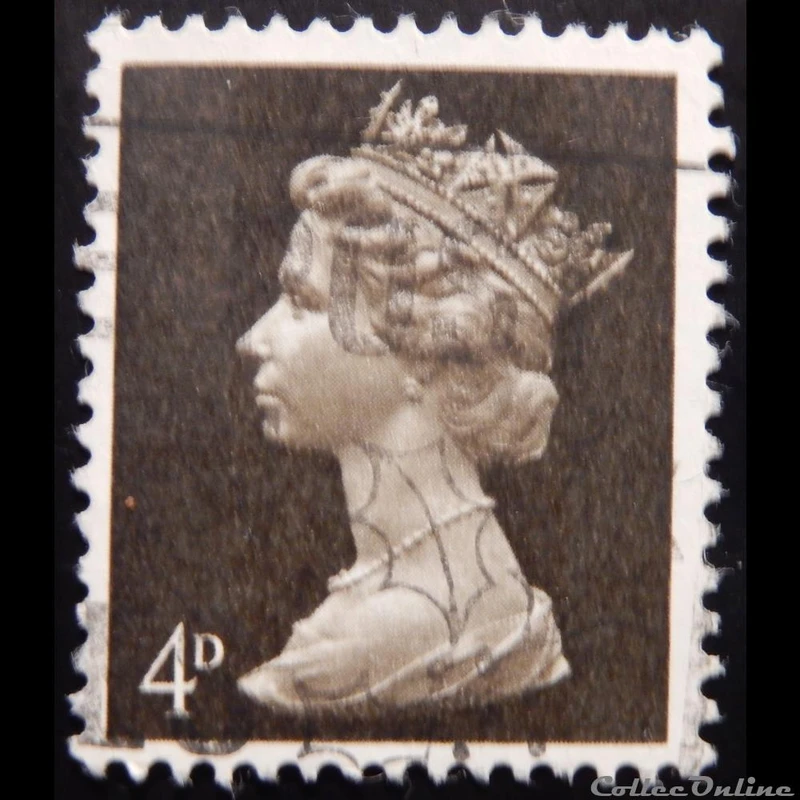 Royaume Uni 00475 reine Elisabeth II 4d de 1967 Stamps Europe