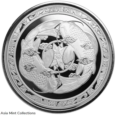 2001 Maui Trade Dollar Proof 1oz .999 fine Silver The Valley