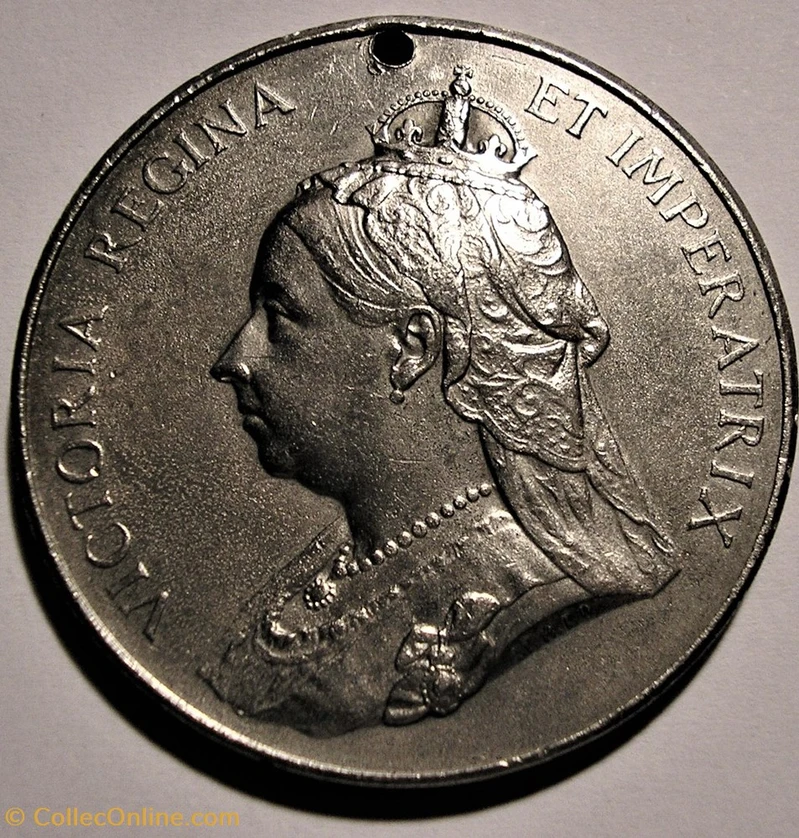 Victoria - 1897 Diamond Jubilee Medallion Heaton - UK - Medals