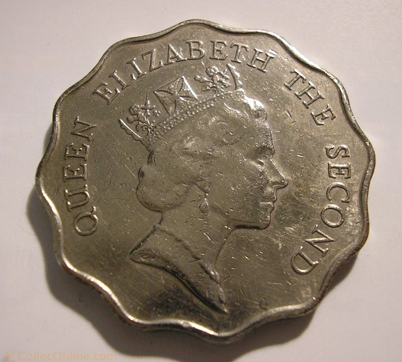 香港　エリザベス　HongKong Dollar Elizabeth Coin s-l1200.jpg
