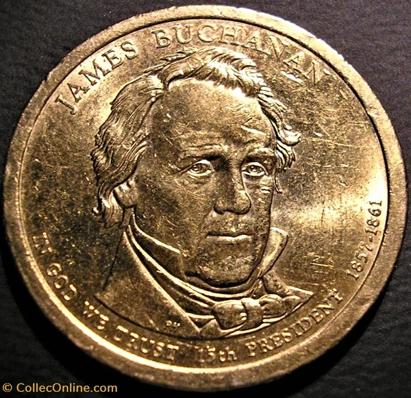 James Buchanan - 2010 One Dollar, Philadelphia Mint - Coins - World