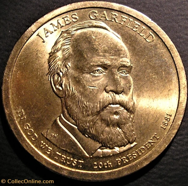 James Garfield 2011 One Dollar Philadelphia Mint Coins World