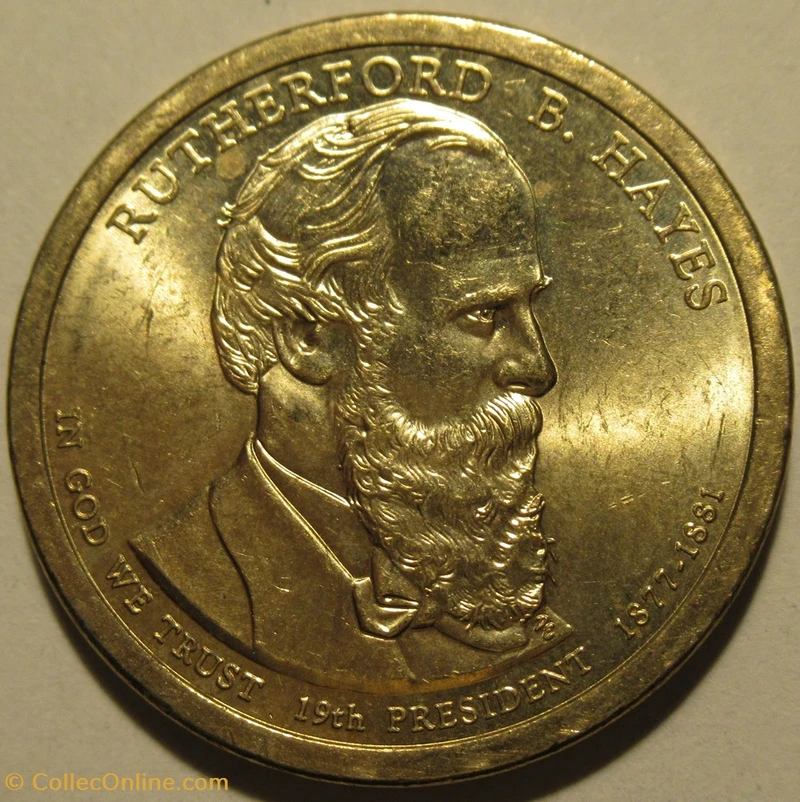 Rutherford B. Hayes 2011 One Dollar Philadelphia Mint Coins