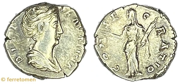 Faustina I | 141 CE | Diva Bust-Consecratio - Coins - Ancient