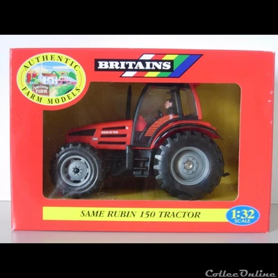 Britains Britains 1/32 Same Rubin 150 Tractor With Loader 00037 Scale Farm Model 7427264924331 