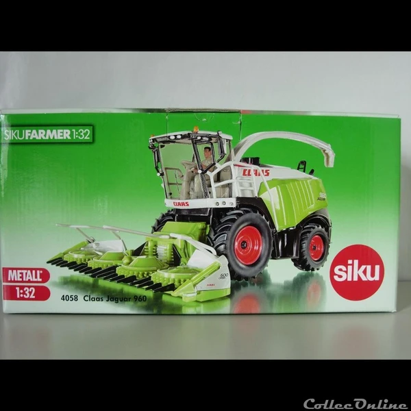 Tracteur avec semoir à grains Claas Siku
