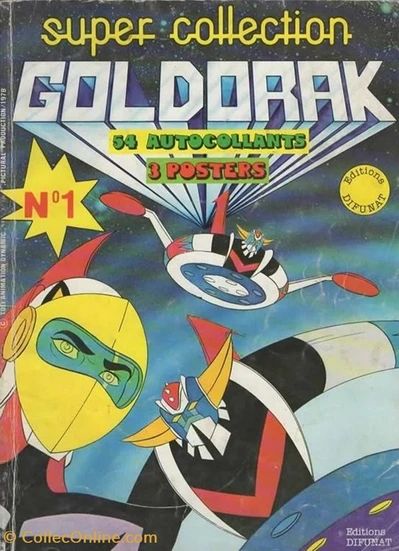 BD Goldorak réedition 1-2-3 1978 ⋆