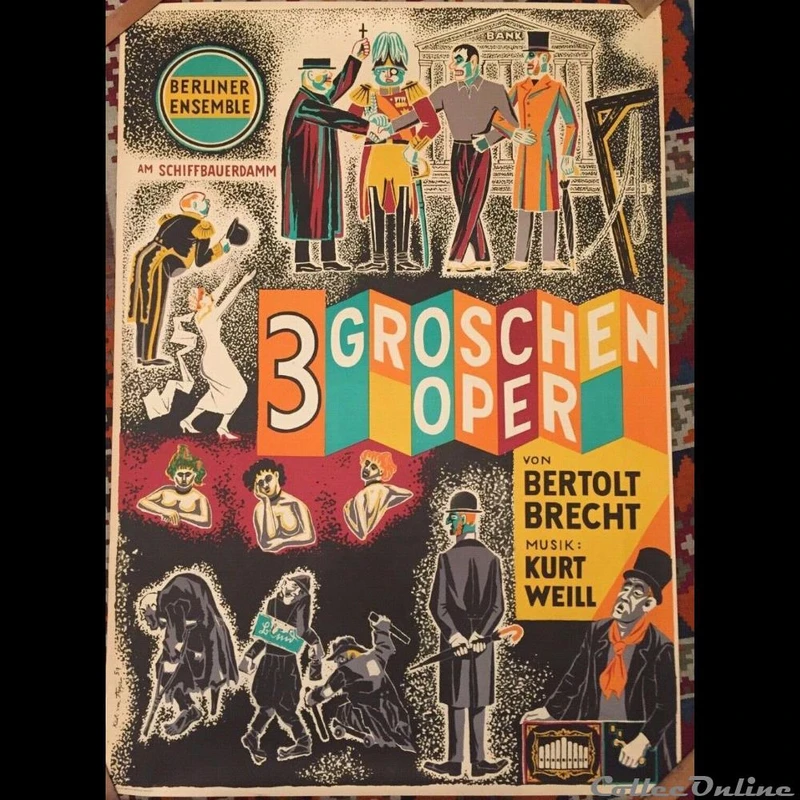 Tilbagekaldelse Premier Overhale Berliner Ensemble, Die Dreigroschenoper (1960) - Old documents