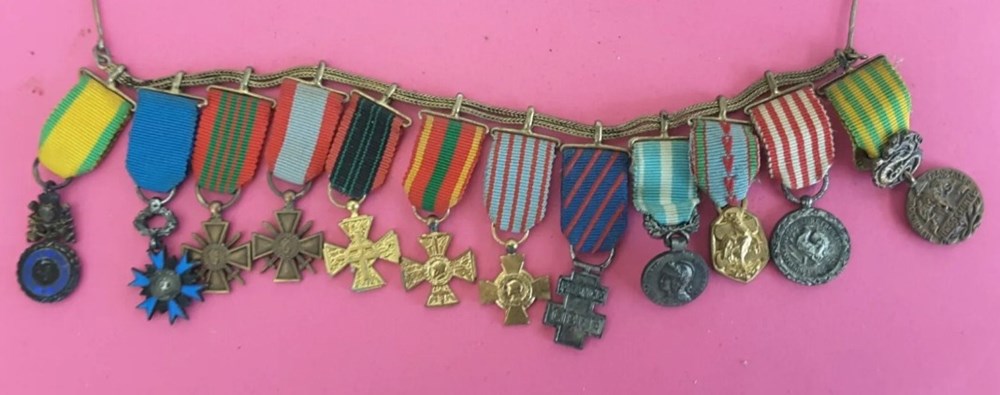 france portee de medailles miniatures 38