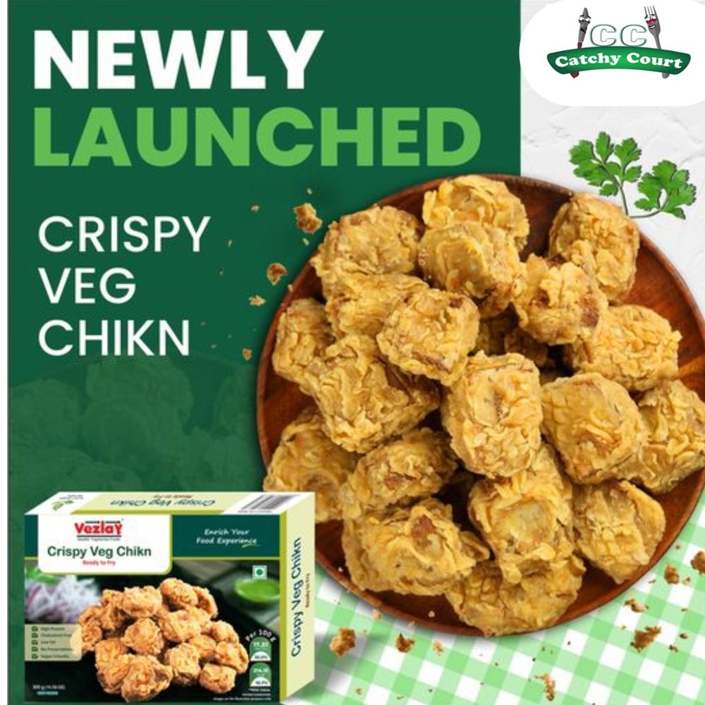 vezlay crispy veg chicken at catchy court the best vegan delight for food lovers in india