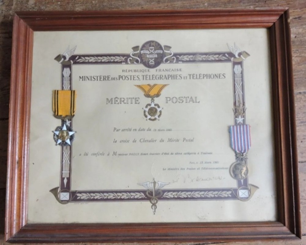 diplomes 8 merite postal