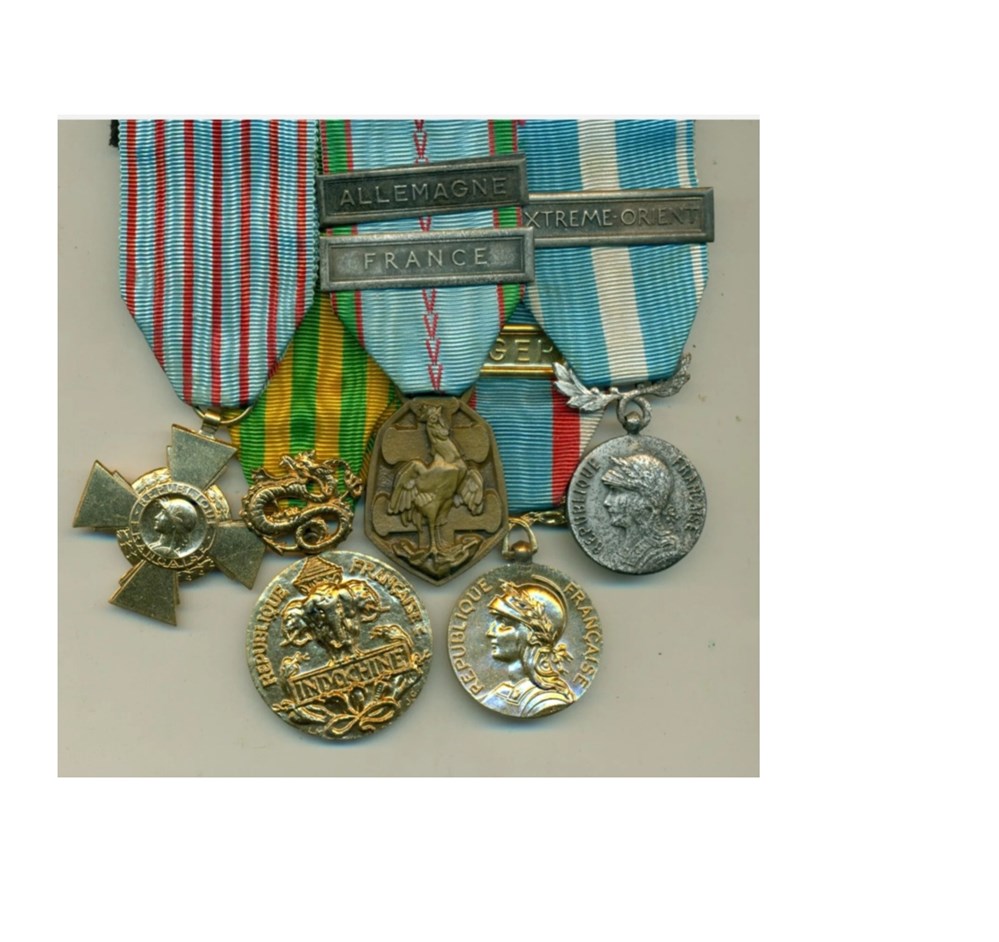 france portee de medailles francaises taille ordonnance 3