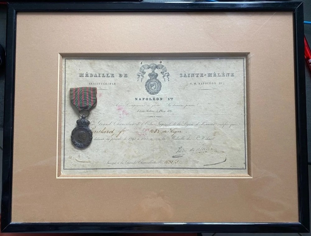 diplomes 9 medaille de sainte helene n 1