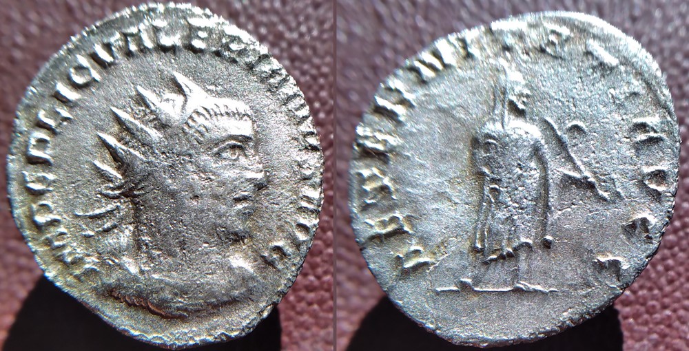 Terminologie iconographique : autour d’un attribut de Saturne, sur une monnaie de Valérien terminologie iconographique autour d un attribut de saturne sur une monnaie de valerien