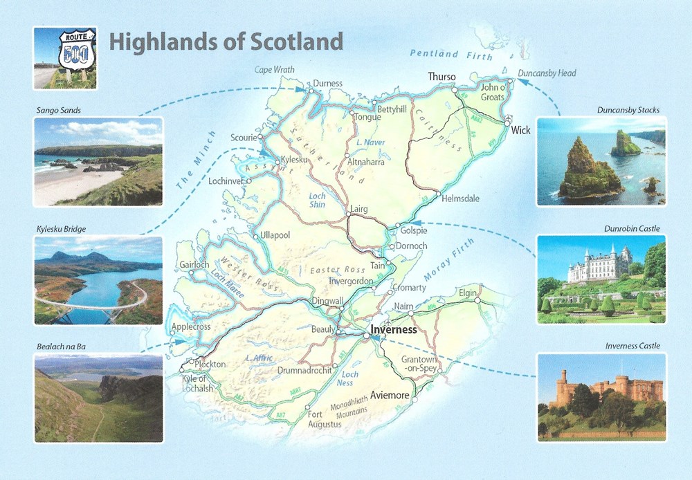 Un peu d'Ecosse par la carte postale et des photographies personnelles un peu ecosse par la carte postale et des photographies personnelles