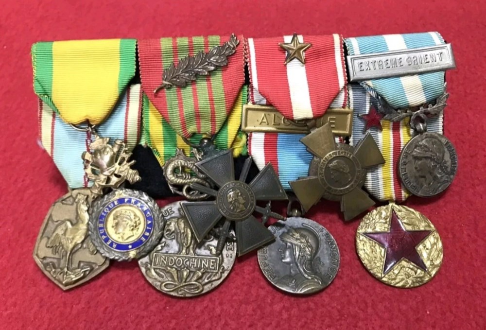 france portee de medailles francaises taille ordonnance 1