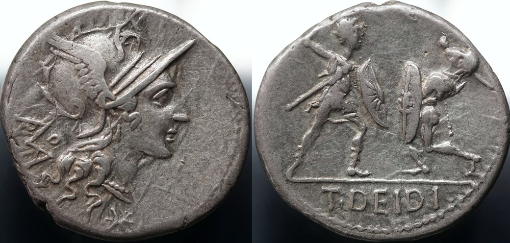 What does the reverse of this roman republic coin really depict? what does the reverse of this roman republic coin really depict