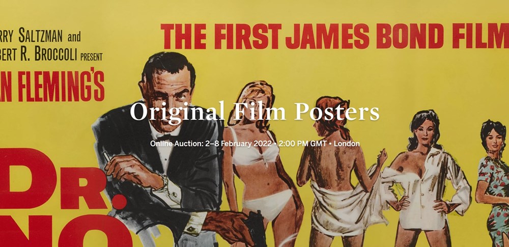 sotheby s is organizing an auction featuring original posters from iconic films